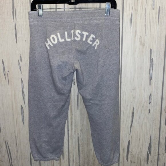 Vintage Y2K Hollister Gray Sweatpants Capri Small - Picture 6 of 8